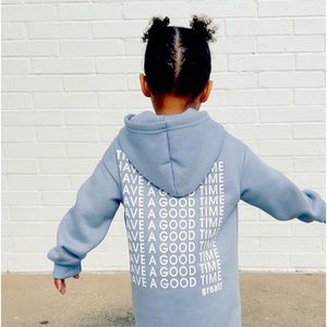 Baby blue hoodie in a size 3.